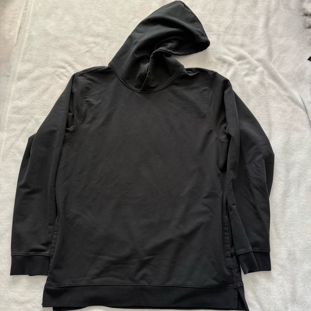 Cuts Clothing Hoodie Split Hem Black Size XXL